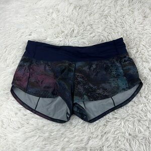 Lululemon Speed Up Short 2.5" Radiant Multi / Midnight Navy